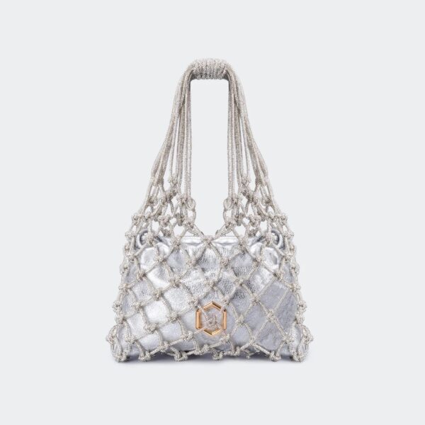 CARRIE
Mini borsa gioiello a rete con cristalli
HIBOURAMA