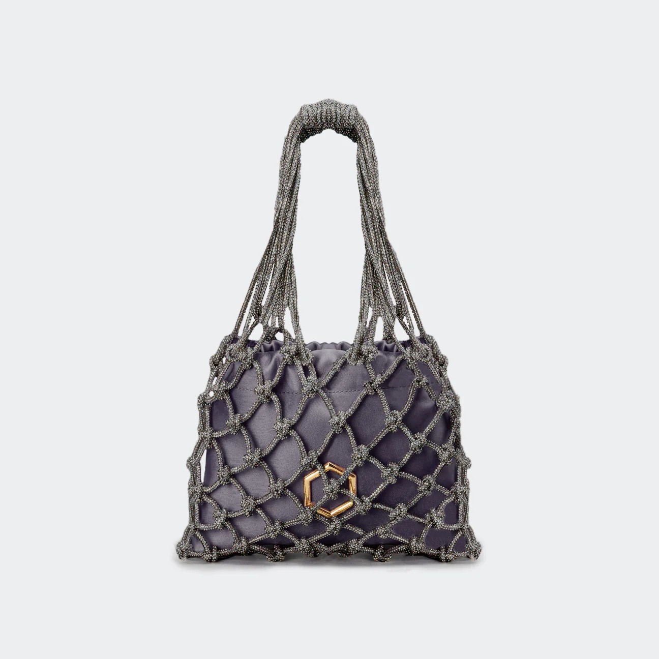 CARRIE
Mini borsa gioiello a rete con cristalli
HIBOURAMA