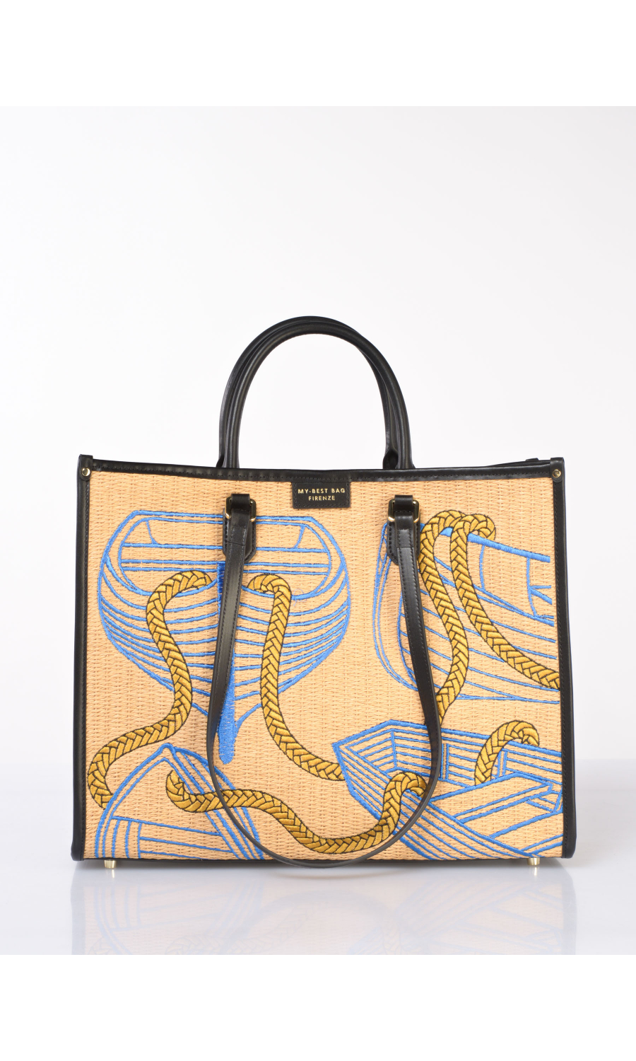 Borsa a mano rafia e pelle
My Best Bag