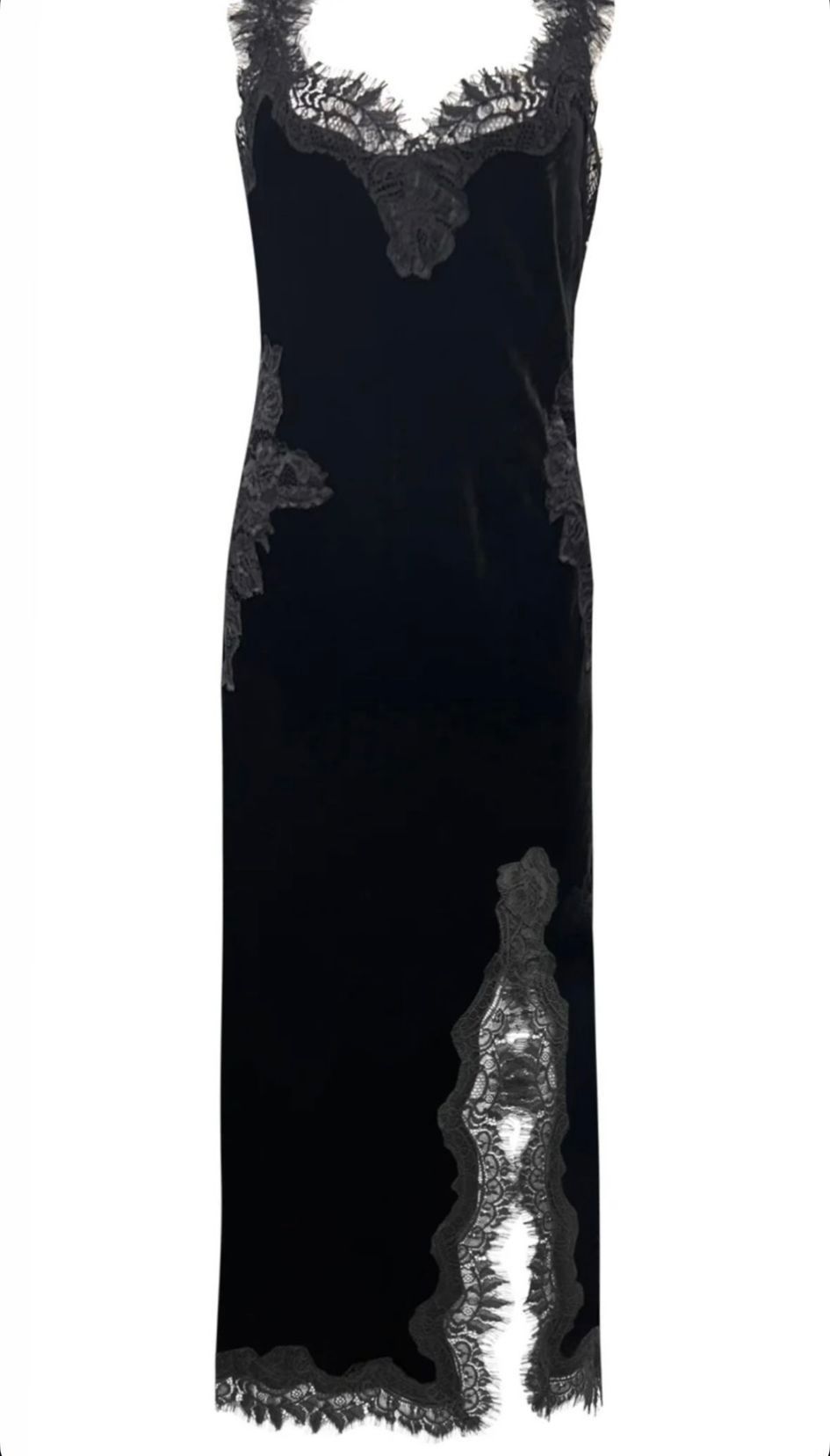 Abito Lungo in Velluto con Pizzo in Seta
Gold Hawk