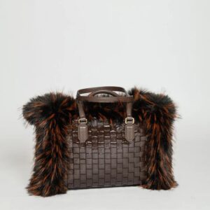 Borsa Chamonix  in Vera Pelle Reversibile CiocciolatoMy Best Bag
