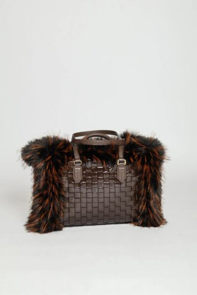 Borsa Chamonix  in Vera Pelle Reversibile CiocciolatoMy Best Bag