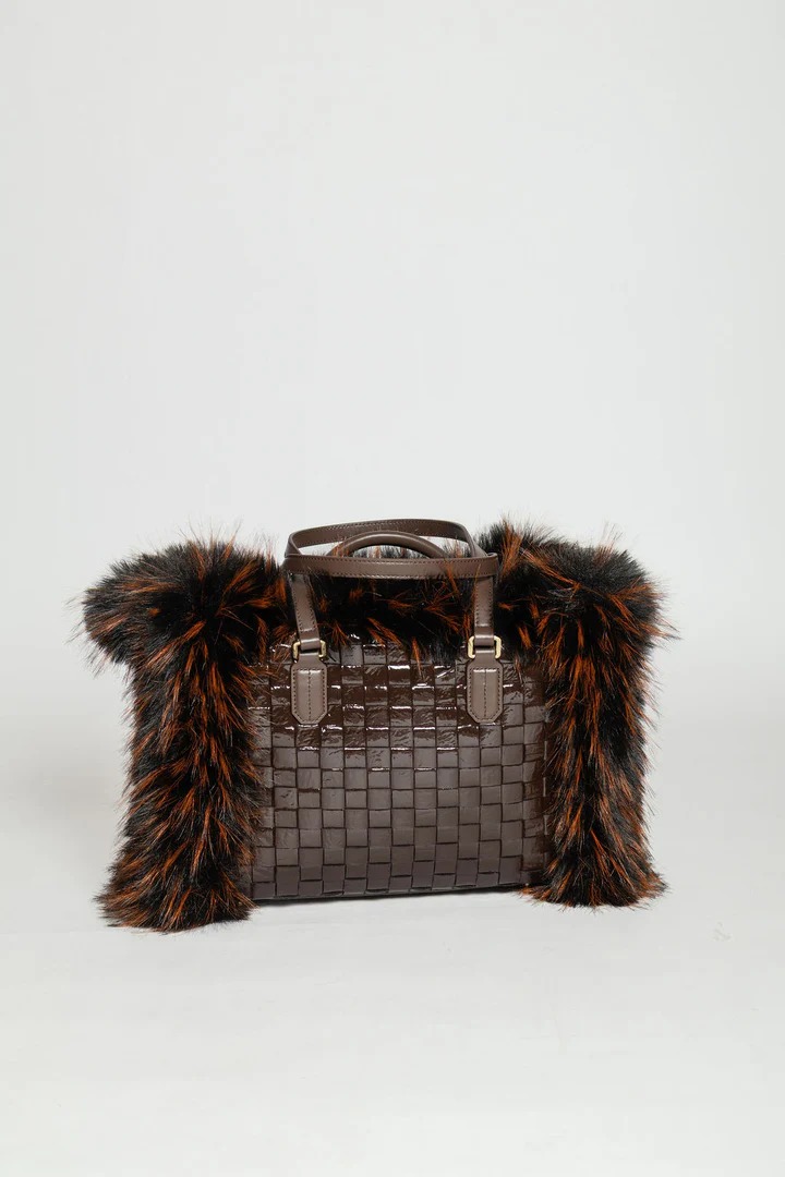 Borsa Chamonix in Vera Pelle Reversibile CiocciolatoMy Best Bag